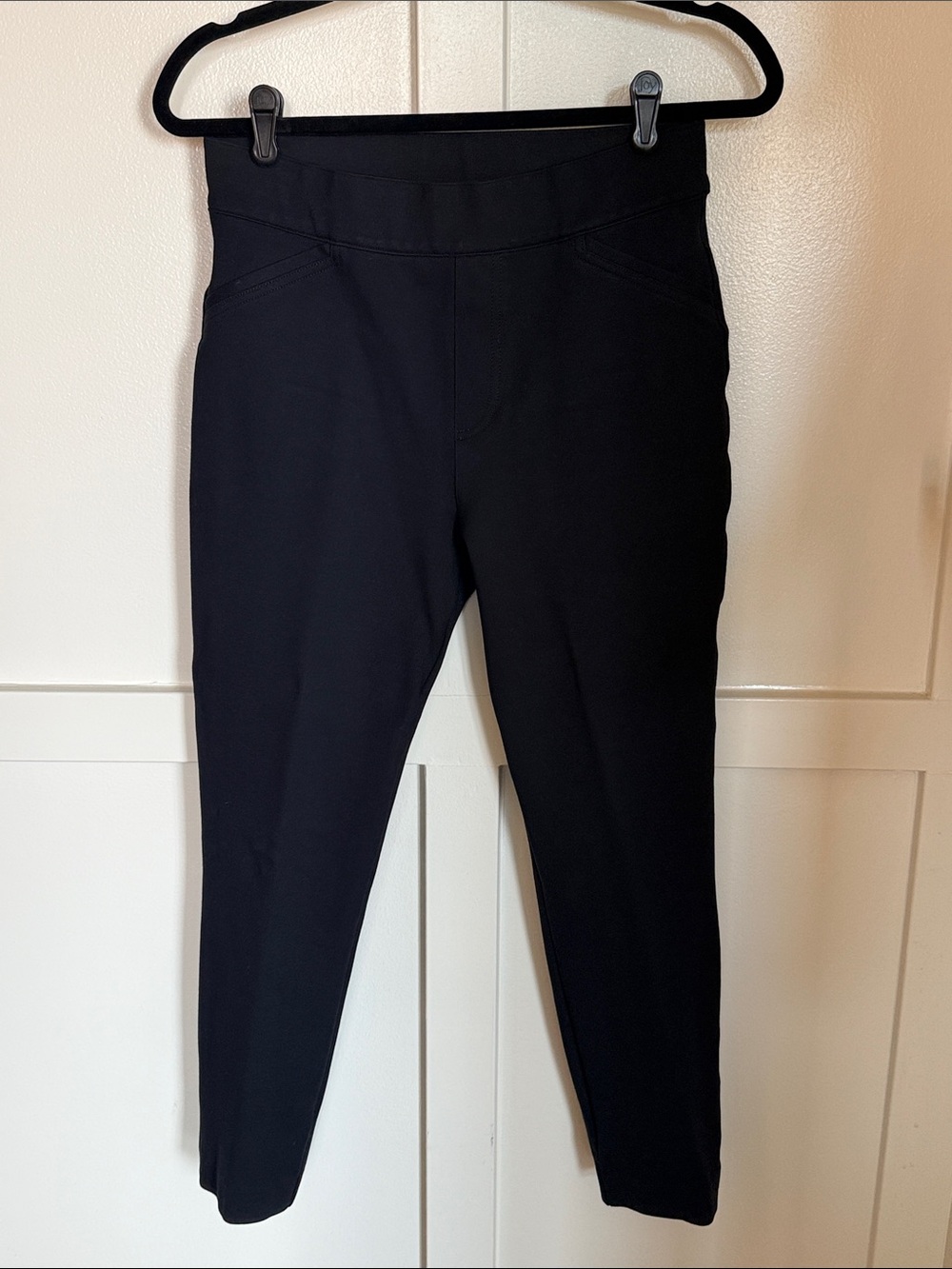 SPANX Ponte Straight Pant - Black Tapered Ponte Pants